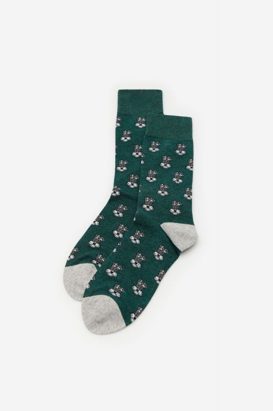 Jacquard dog socks