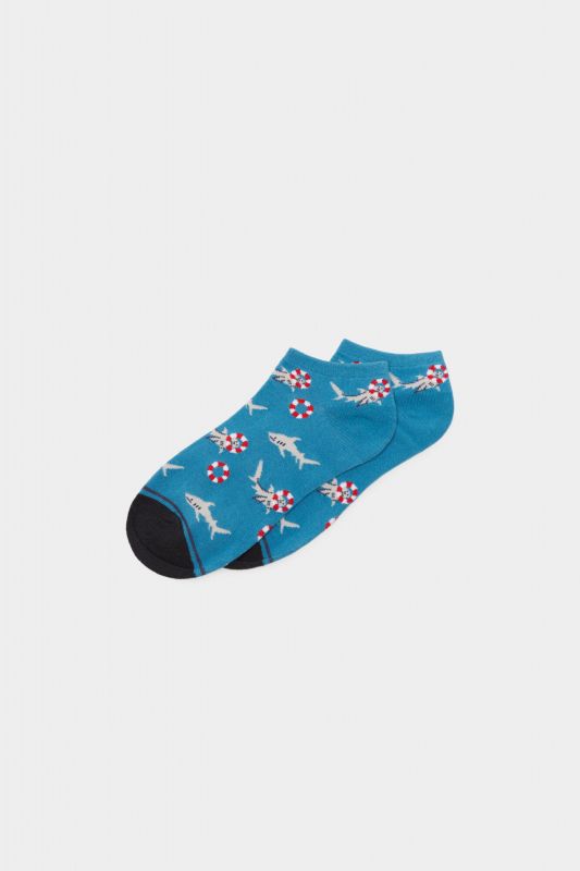 Shark ankle socks