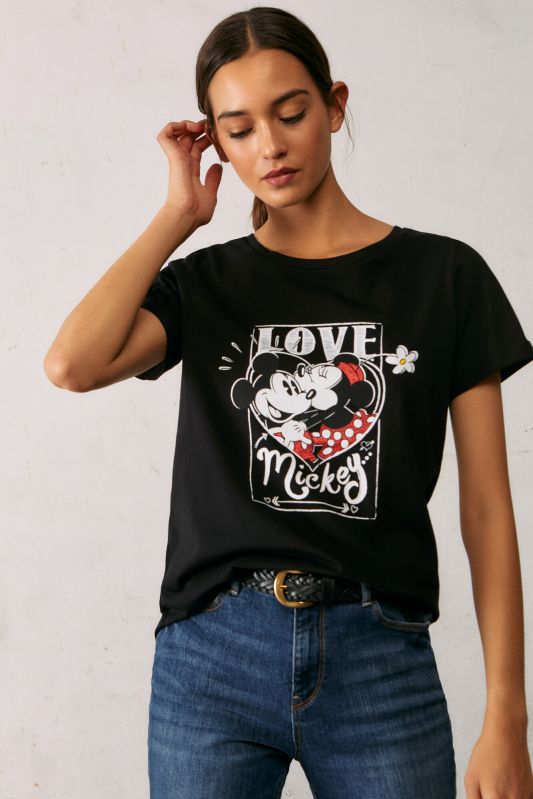 Organic cotton Love Mickey T-shirt