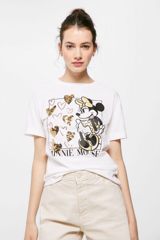 Minnie Mouse hearts T-shirt