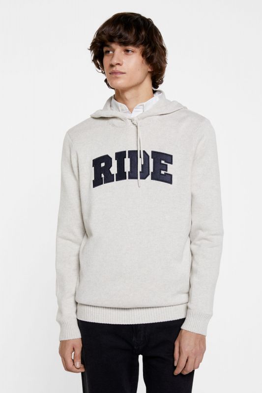 Hooded patch jumper