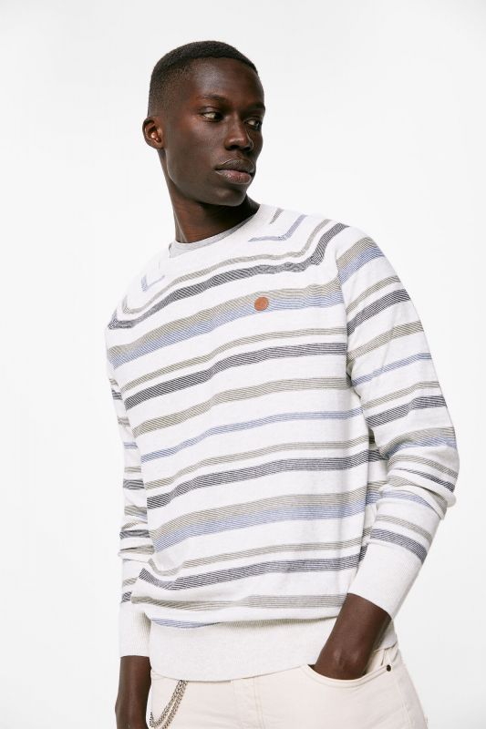 Micro striped jumper