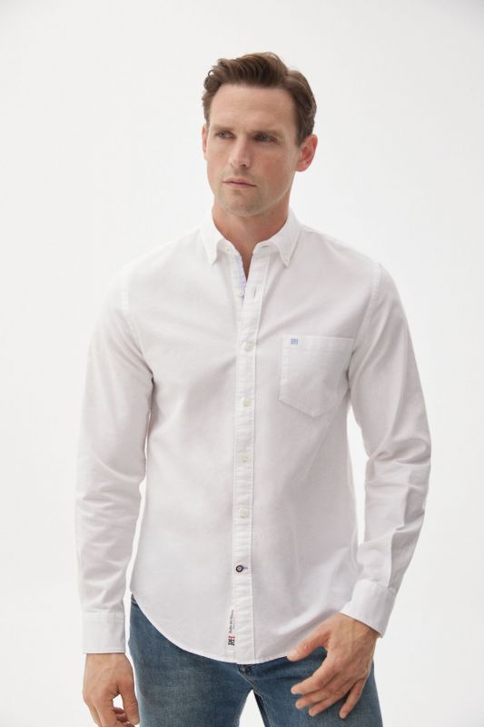 Iconic plain Oxford shirt