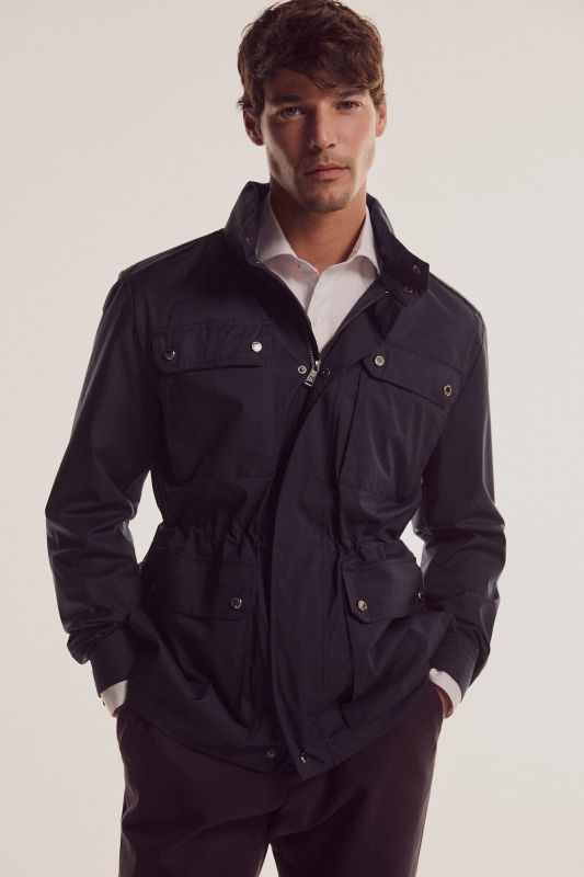 Jacket with four pockets