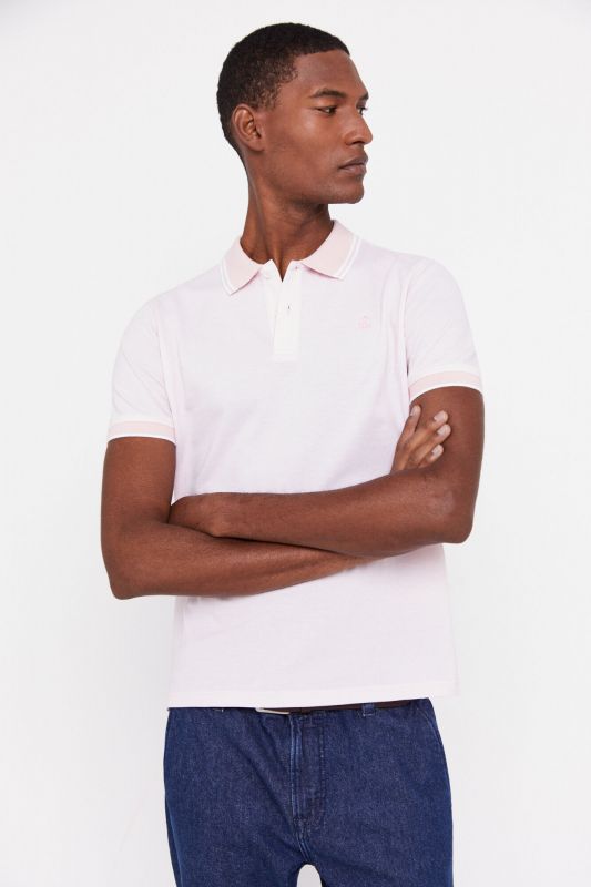 Tipped Oxford polo shirt