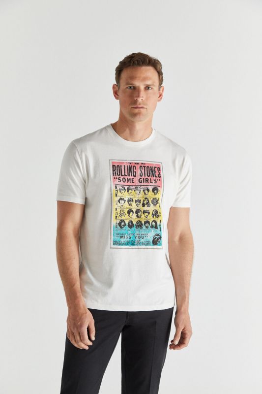 Short-sleeved Rolling Stones T-shirt