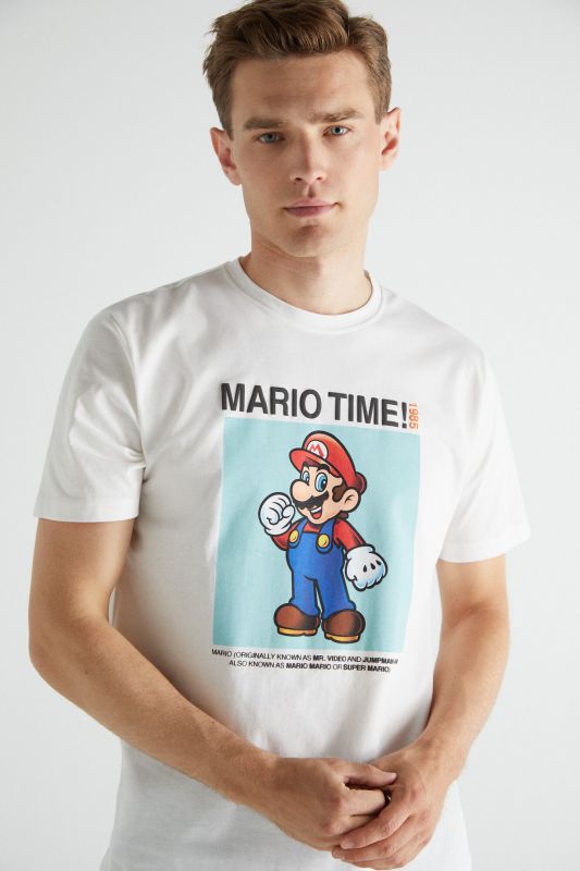 Short-sleeved Super Mario T-shirt