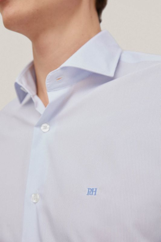 SLIM FIT NON-IRON STRIPE DRESS SHIRT
