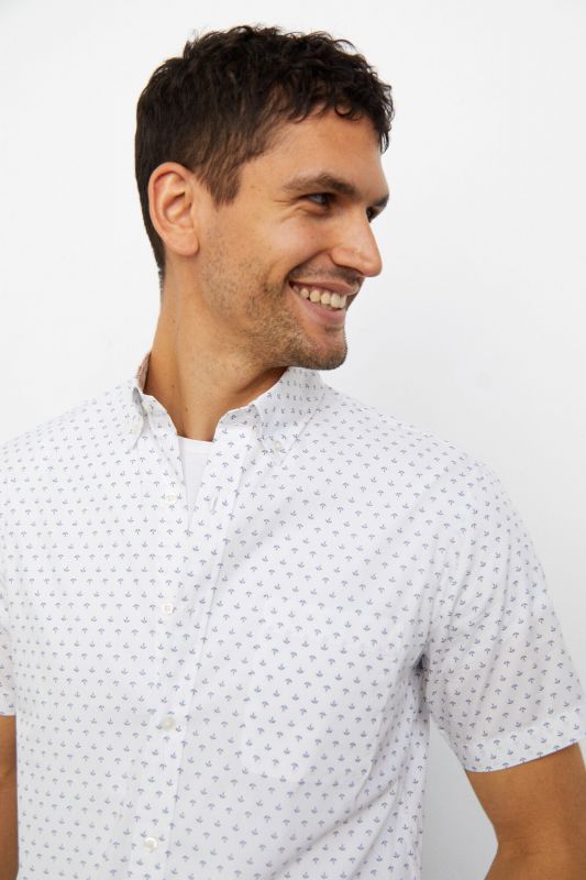 Printed short-sleeved Coolmax shirt