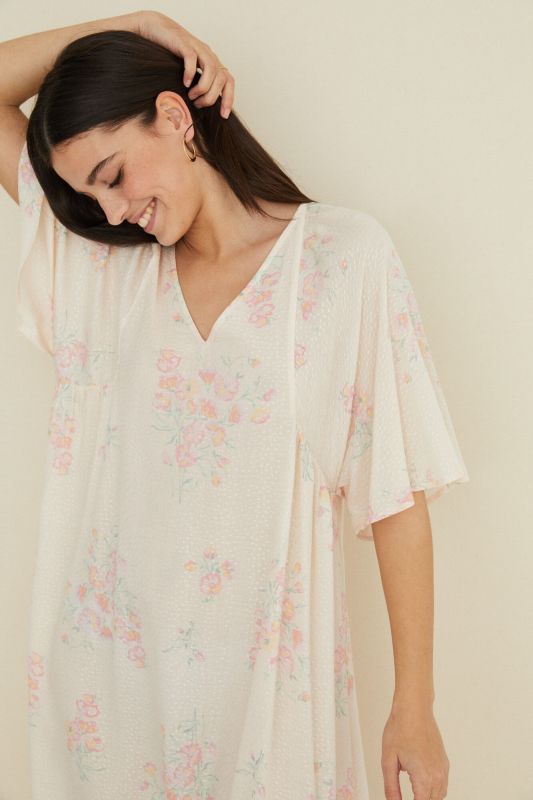 Midi floral nightgown