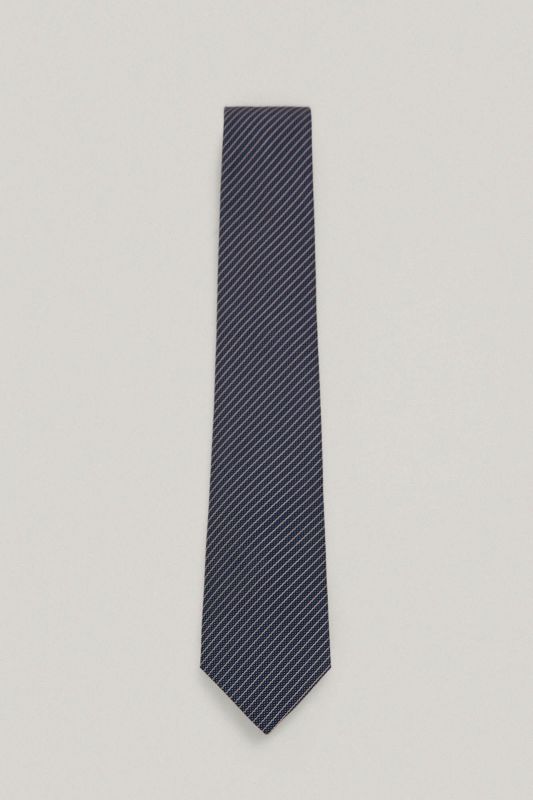 Striped silk tie