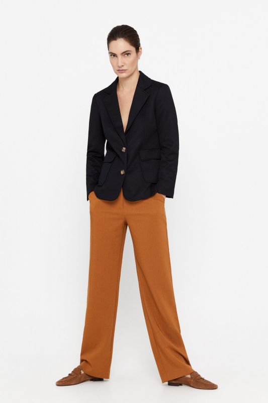 Piqué-knit blazer
