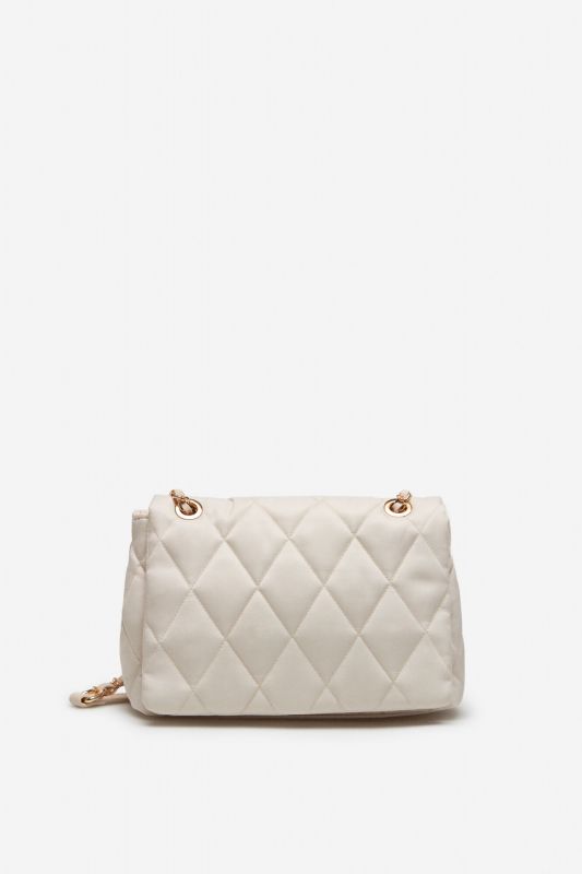 Quilted crossbody flap bag
