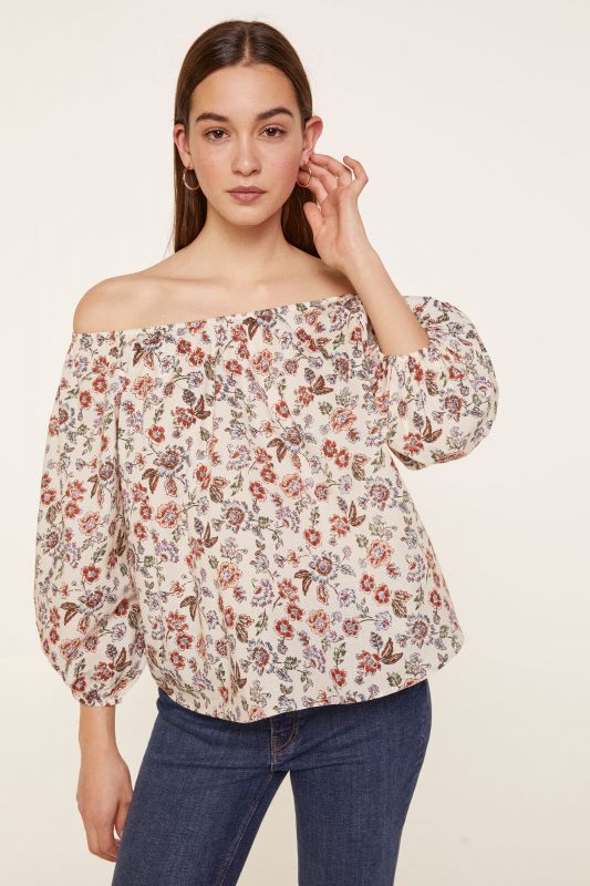 Floaty Printed Blouse
