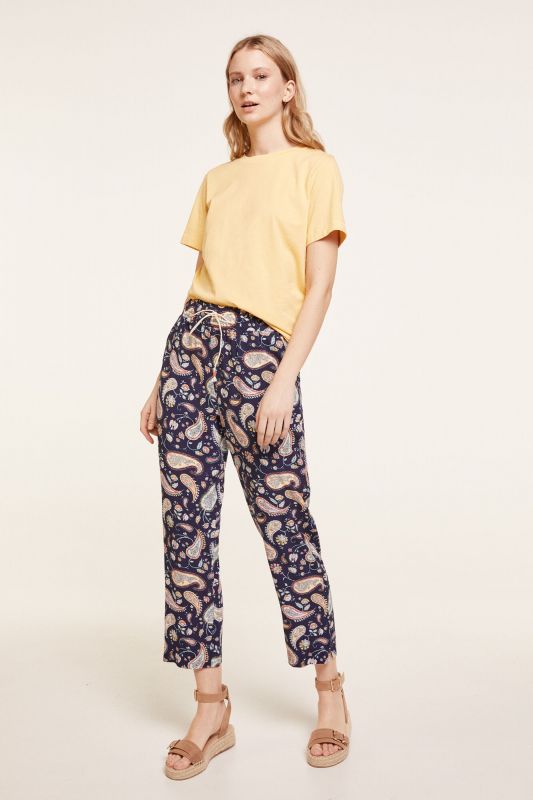 Floaty printed trousers