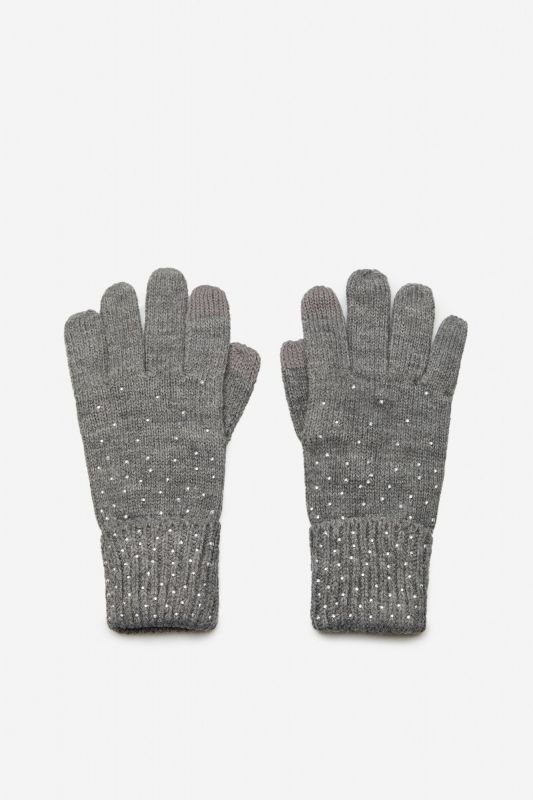 Jersey-knit gloves