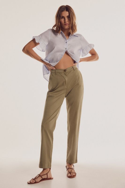Slim fit TENCEL® trousers