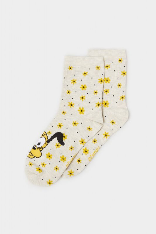 Pluto flower socks