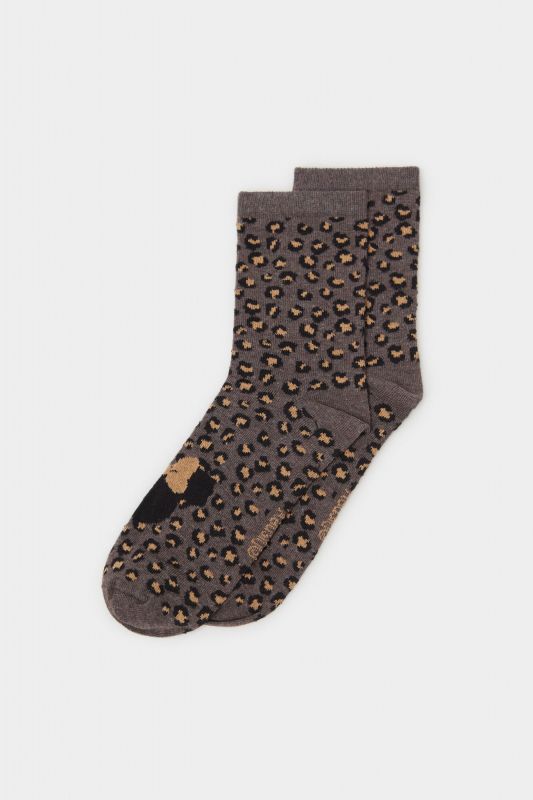 Minnie leopard socks
