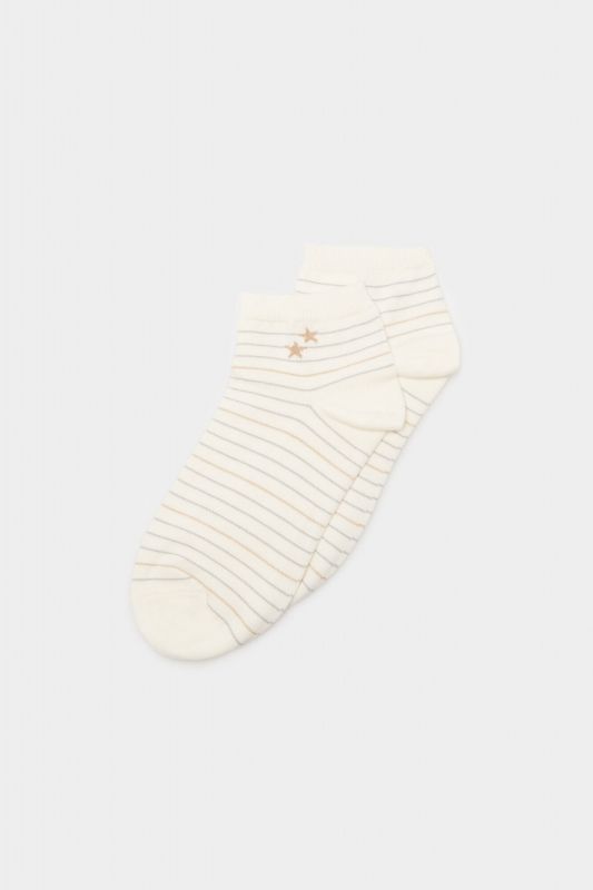Lurex stars and stripes socks