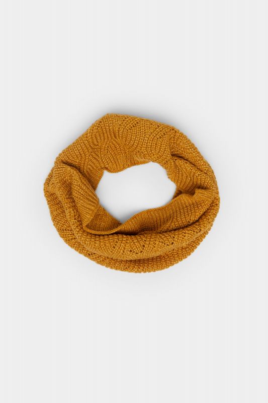 Lurex jersey-knit collar