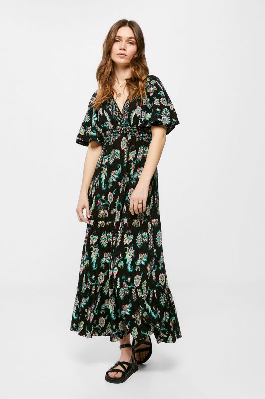 Printed midi dress