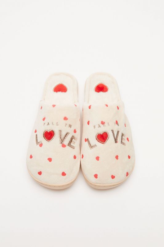 Hearts slippers