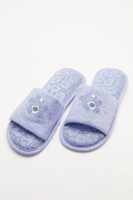 Blue Care Bear slider slippers